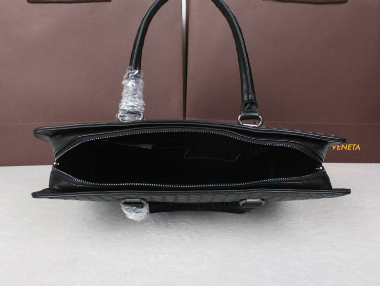 Bottega Veneta intrecciato VN briefcase M80001A black